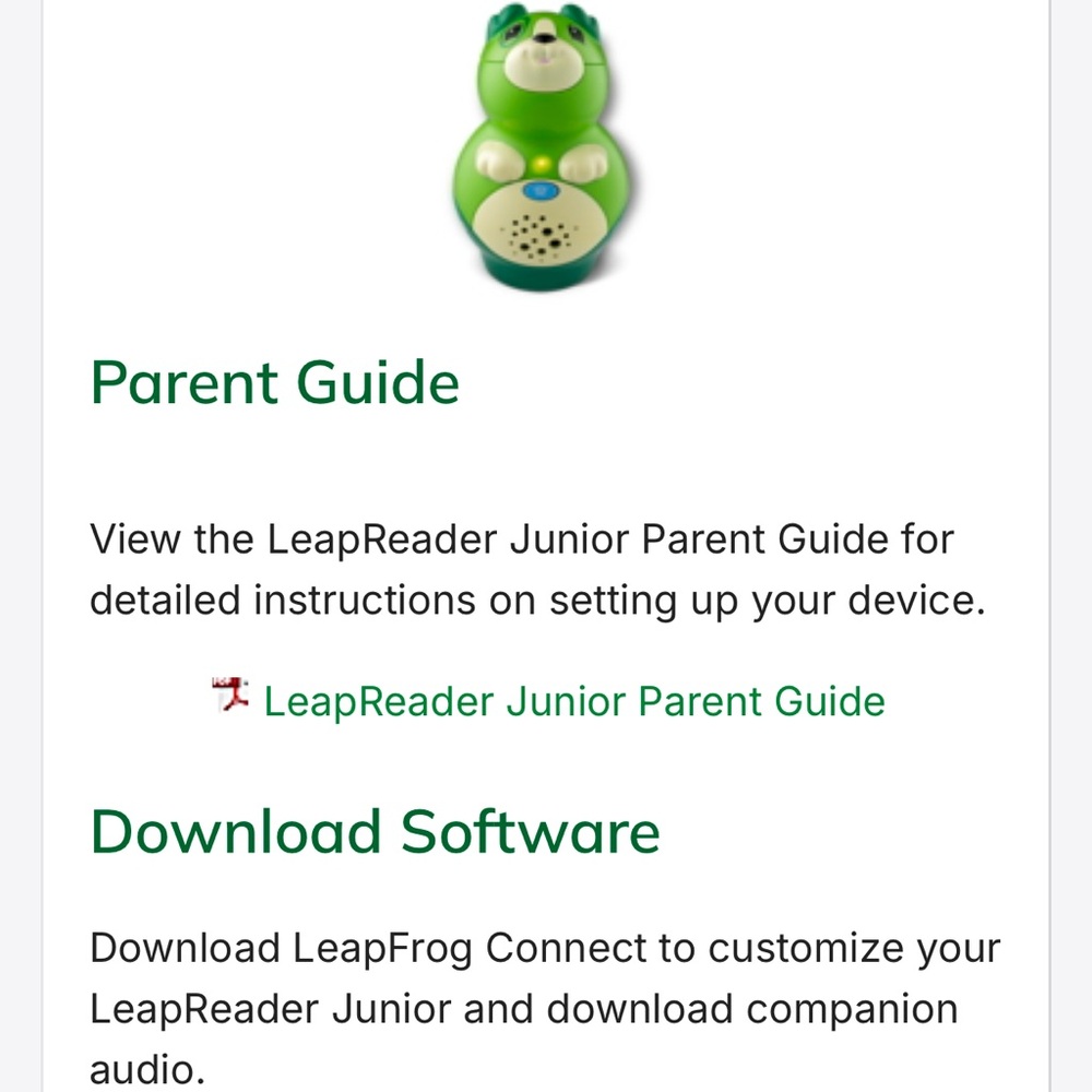 Leap Reader Junior - Scout! for use with Leap Reader Books - Picture 4 of 9